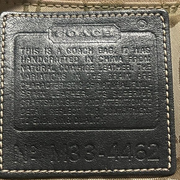 Coach Hampton Black Leather Shoulder Bag Tote 4462 - Picture 12 of 14